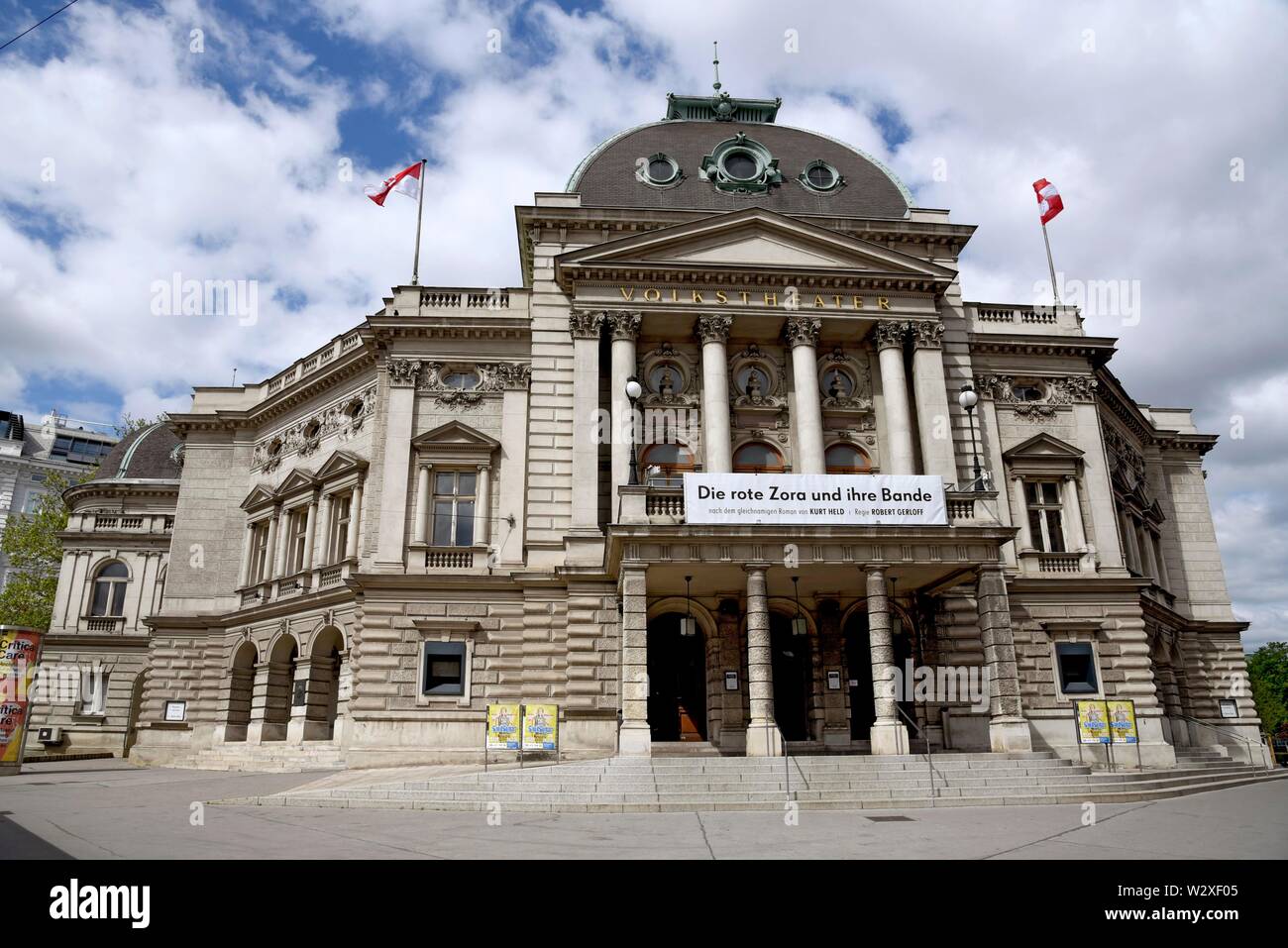 La gente del teatro, Vienna, Austria Foto Stock