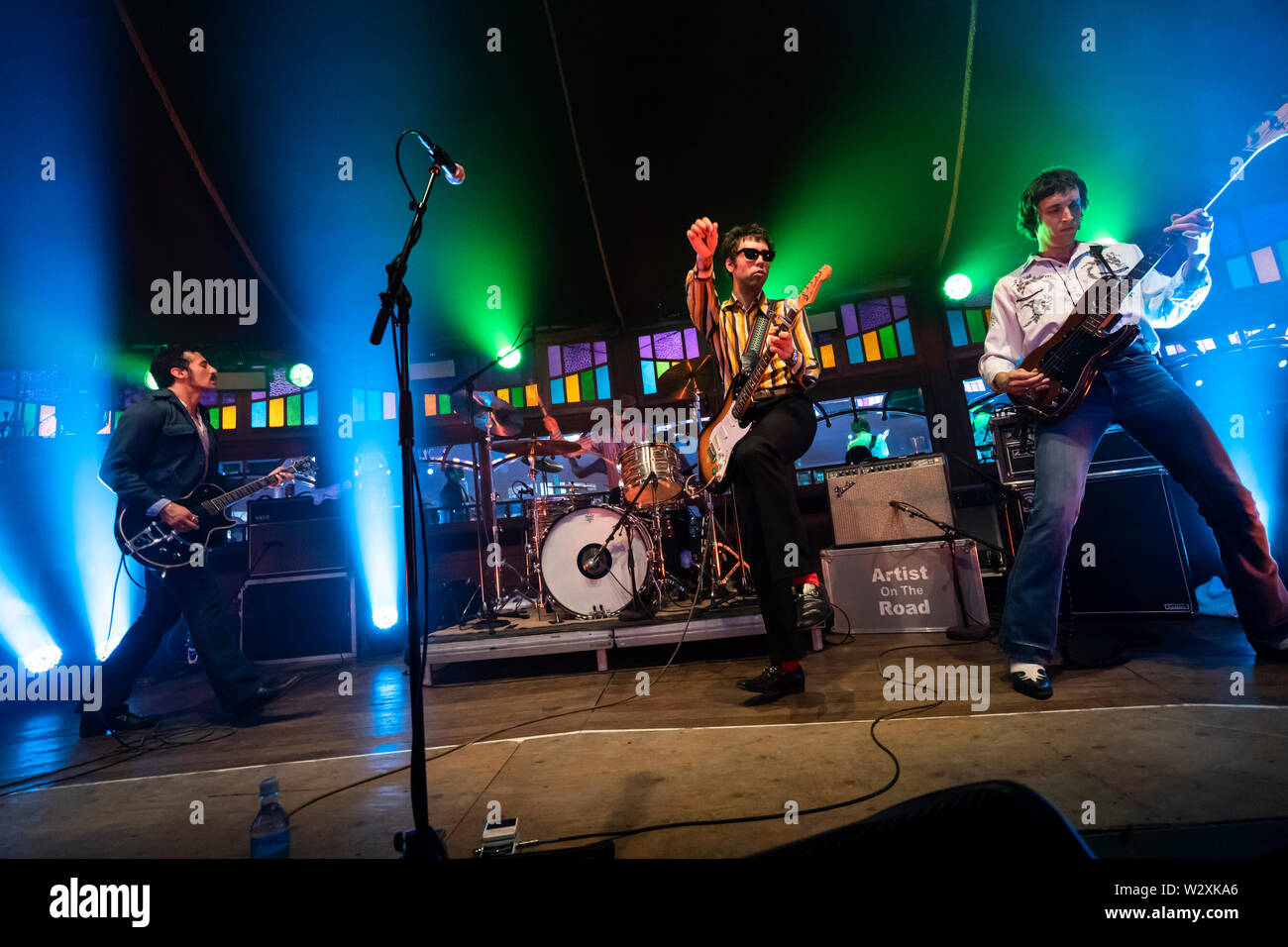 Bergen, Norvegia - Giugno 13th, 2019. Il cantante americana, compositore e musicista Daniel Romano esegue un concerto dal vivo durante il norvegese music festival Bergenfest 2019 a Bergen. (Photo credit: Gonzales foto - Jarle H. Moe). Foto Stock