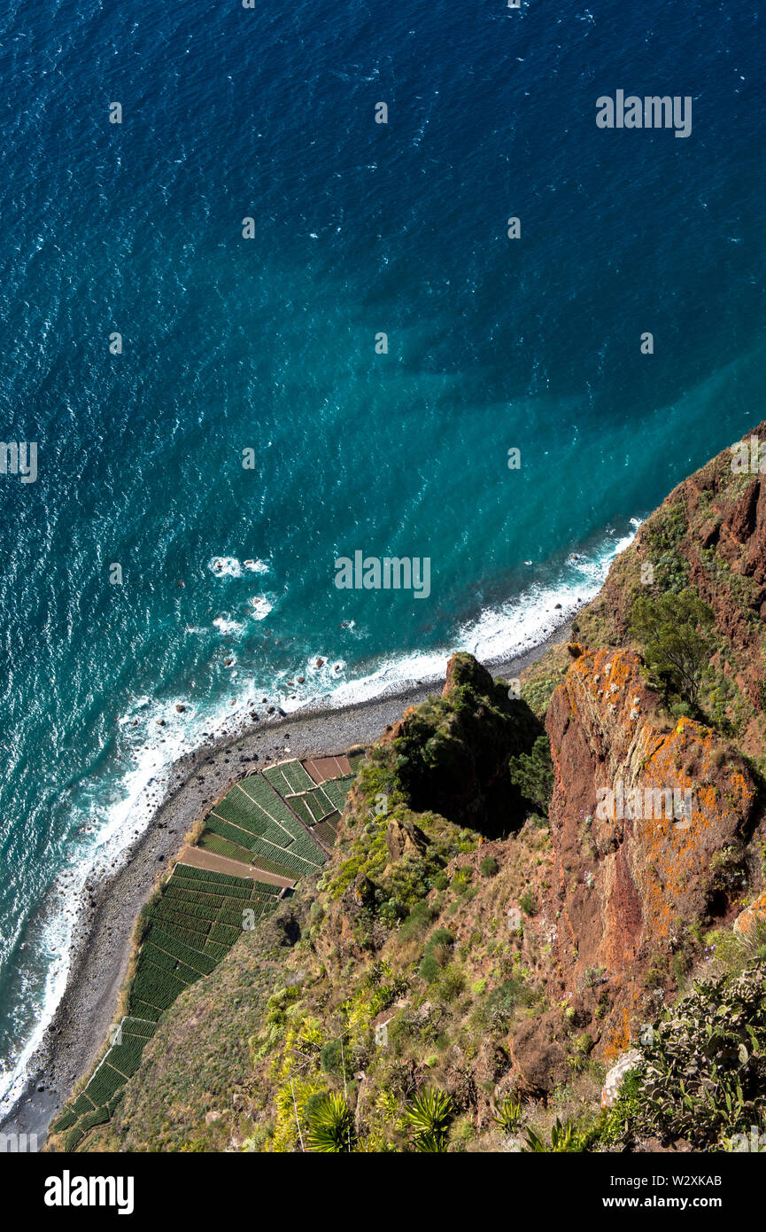 Il Portogallo, l'isola di Madeira, Cabo Girao Foto Stock