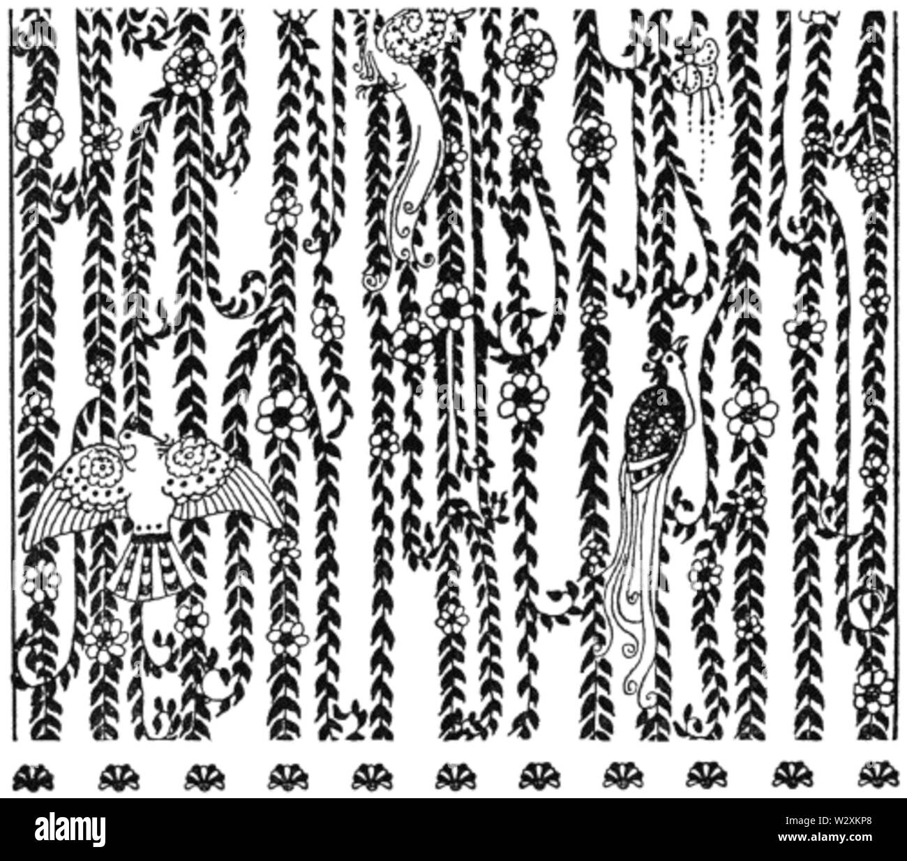 Kay Nielsen - fine del capitolo ornamento -est del sole e a ovest della luna - i propri figli sono sempre più belle Foto Stock