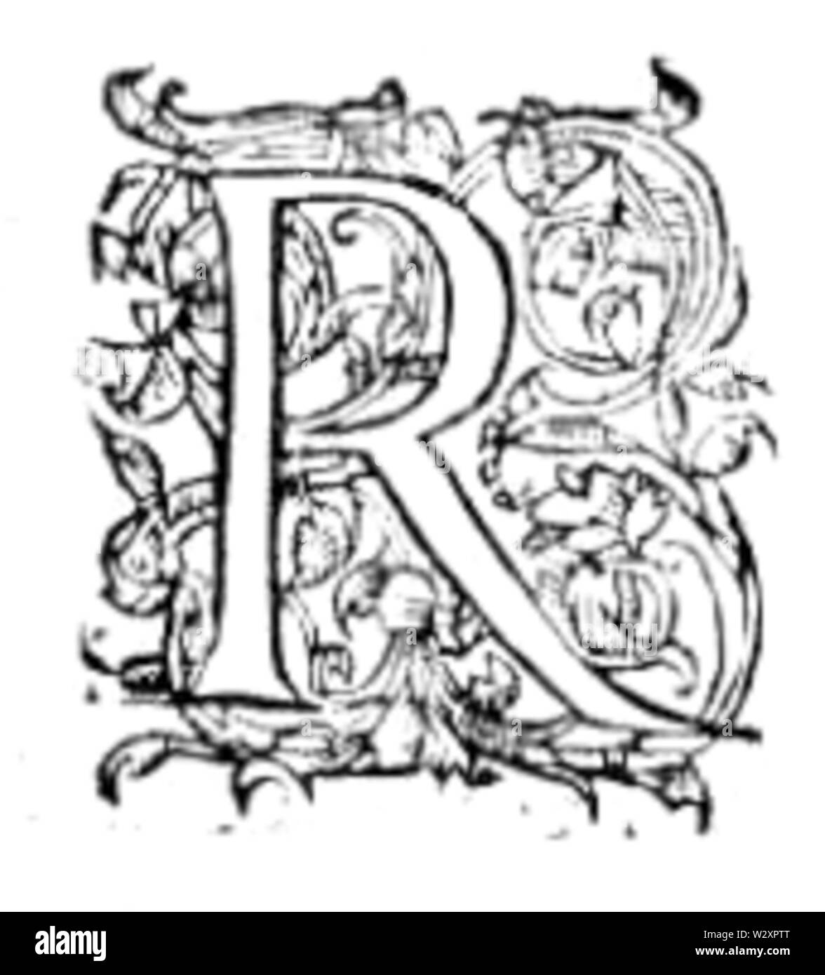 Lettrine R2 Foto Stock