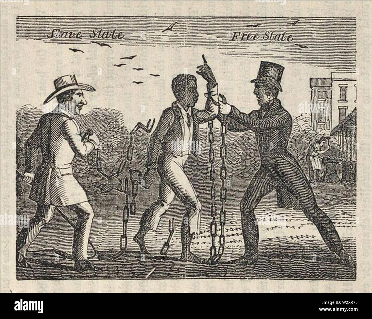 Liberazione di allegoria slave Foto Stock