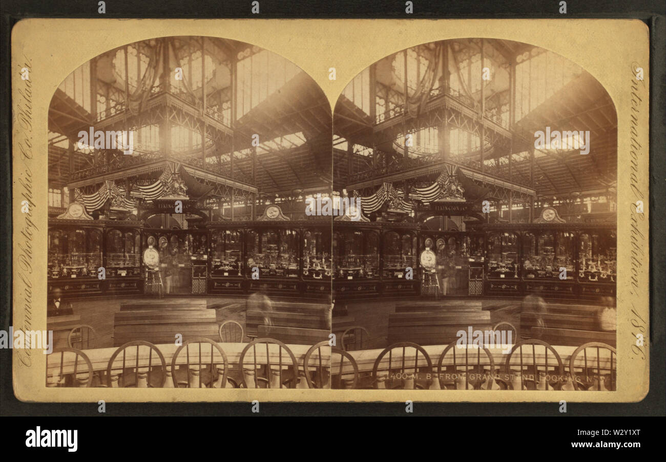 MB (edificio principale) da Grand Stand, cercando N-W, da Centennial Photographic Co 2 Foto Stock