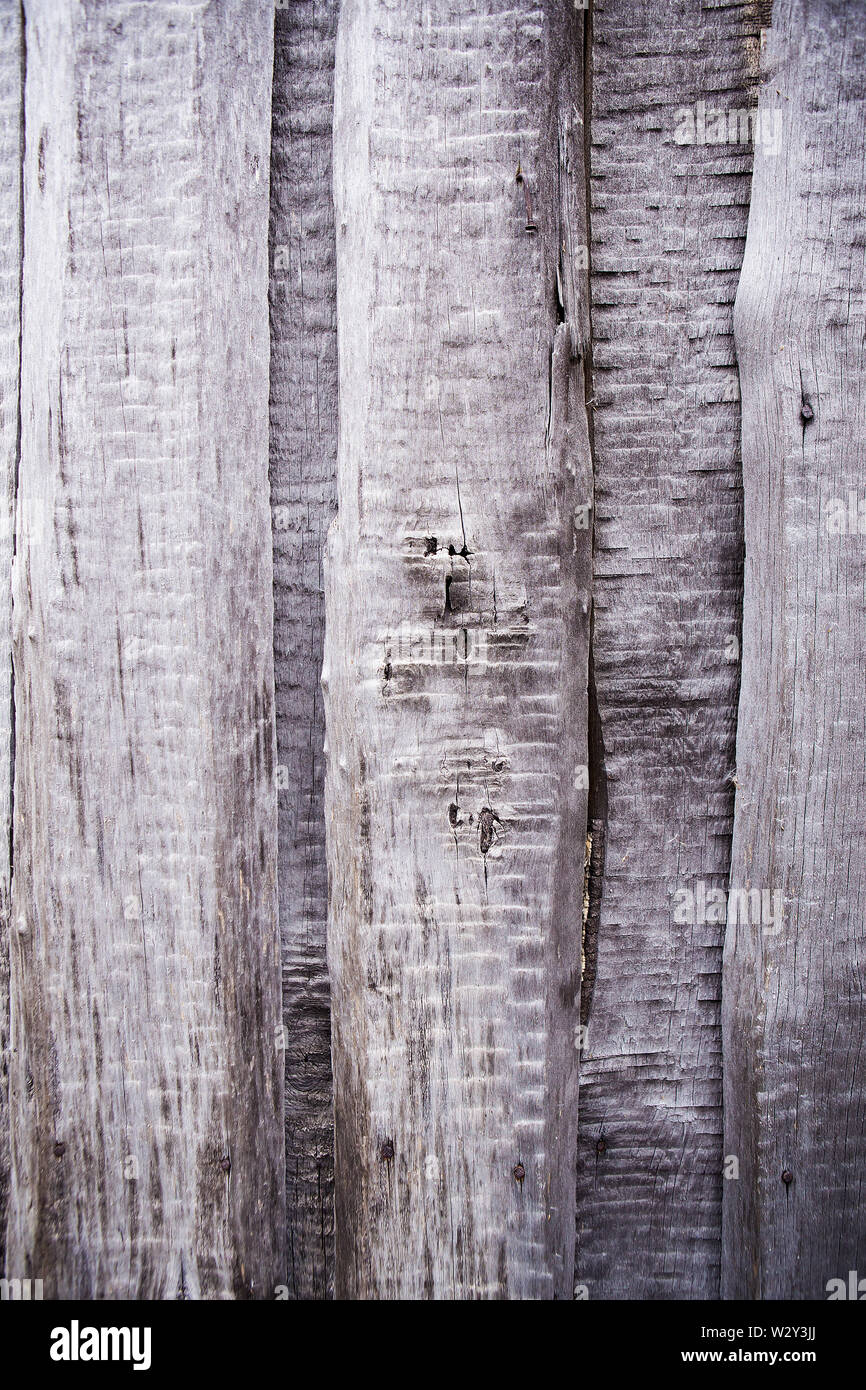 Molto vecchio legno scuro texture, falegnameria, close up Foto Stock