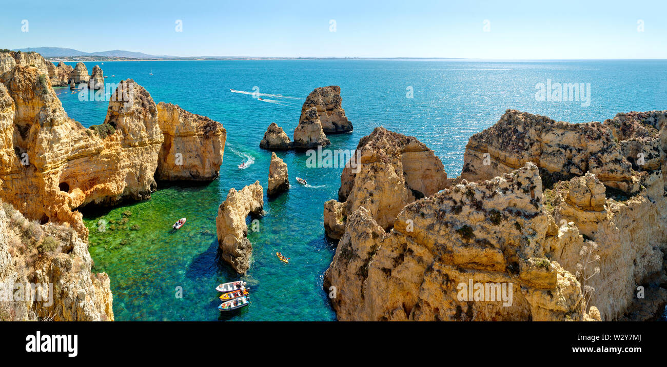 Ponta da Piedade, Lagos, Algarve Foto Stock