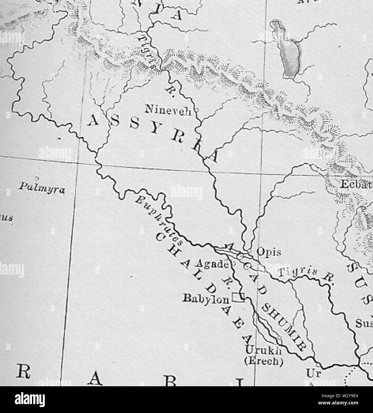 Mesopotamia & nelle vicinanze, VII secolo A.C. Foto Stock