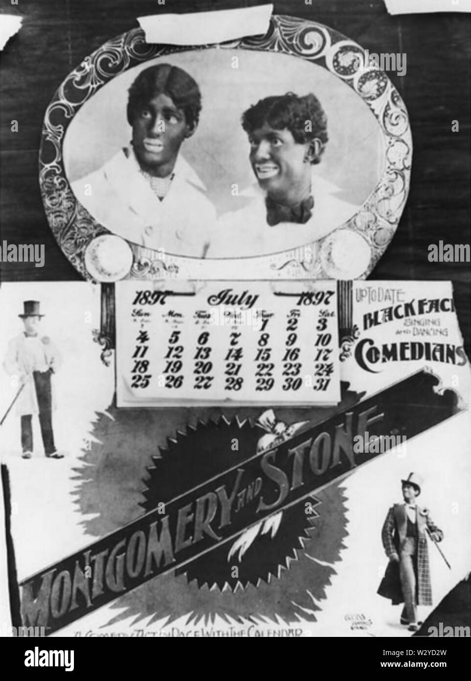 Montgomery e pietra 1897 poster Foto Stock