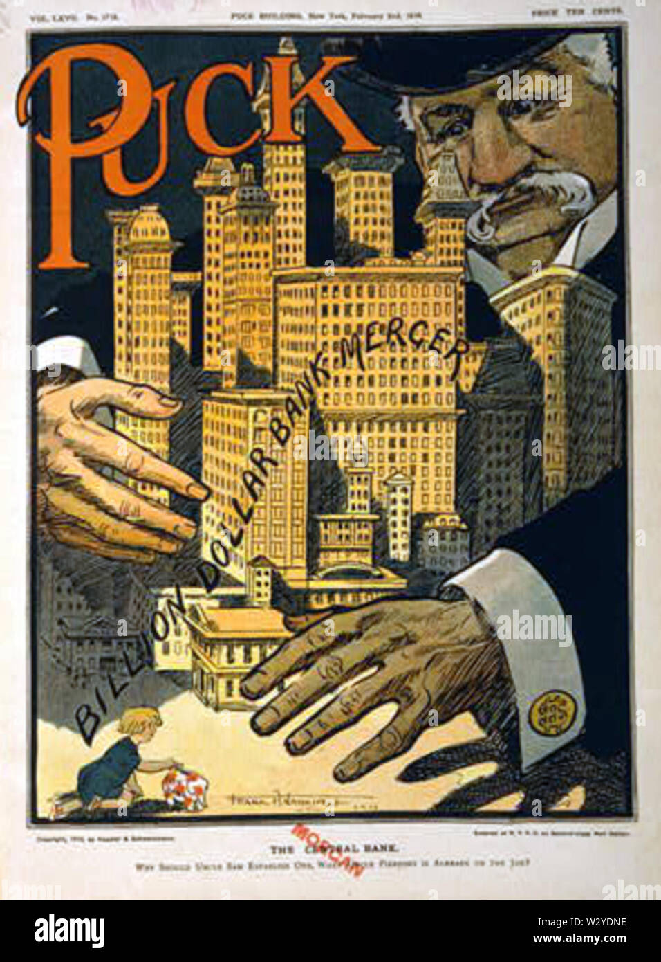 Morgan cartoon-1 Foto Stock