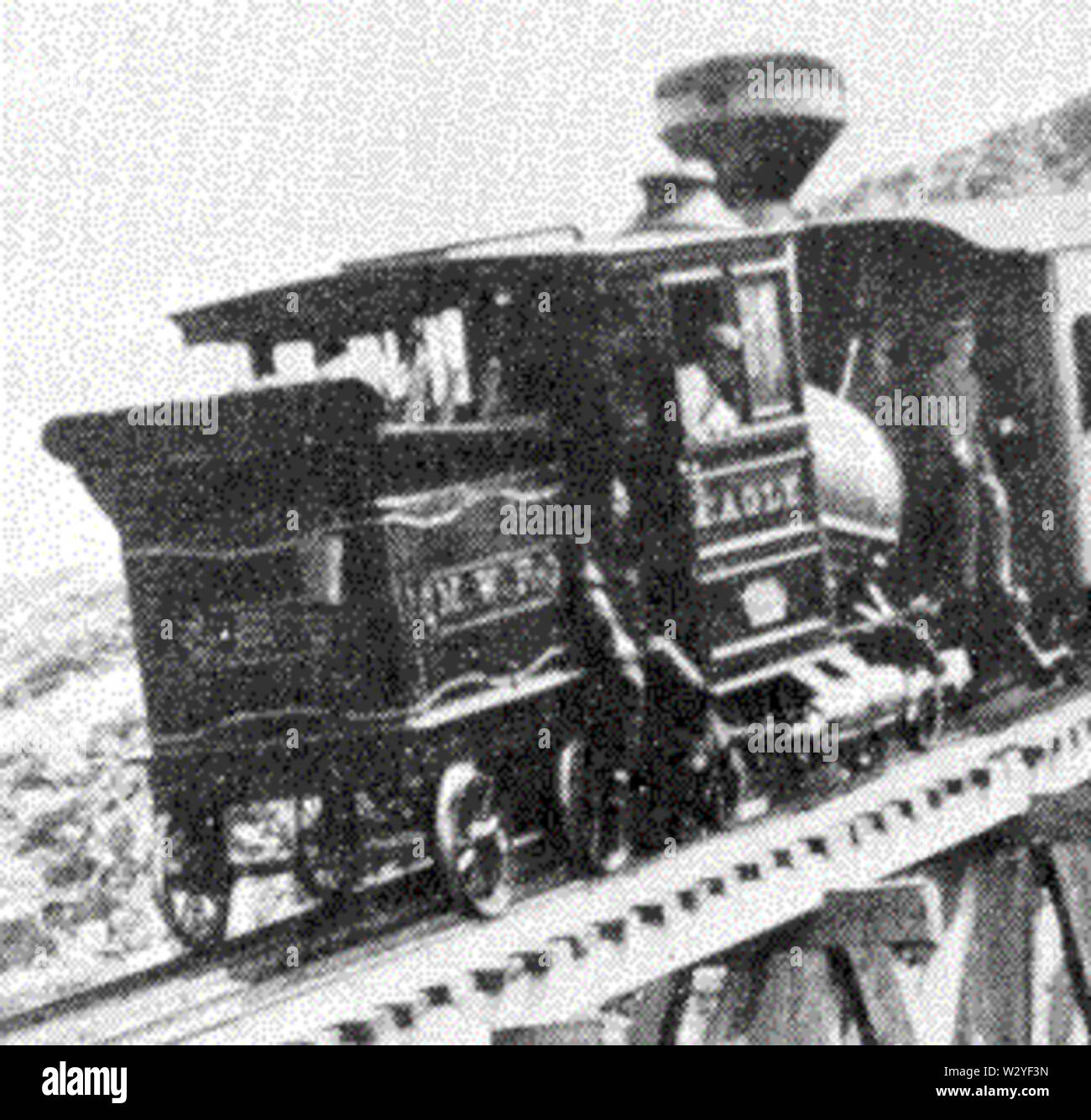 Mount Washington Cog locomotore ferroviario n. 2 Eagle Foto Stock