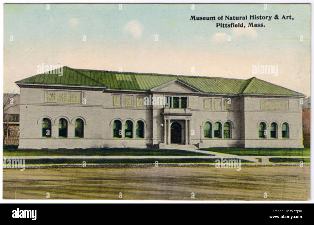 Museo di Storia Naturale e arte, Pittsfield, Massachusetts 1910s Foto Stock