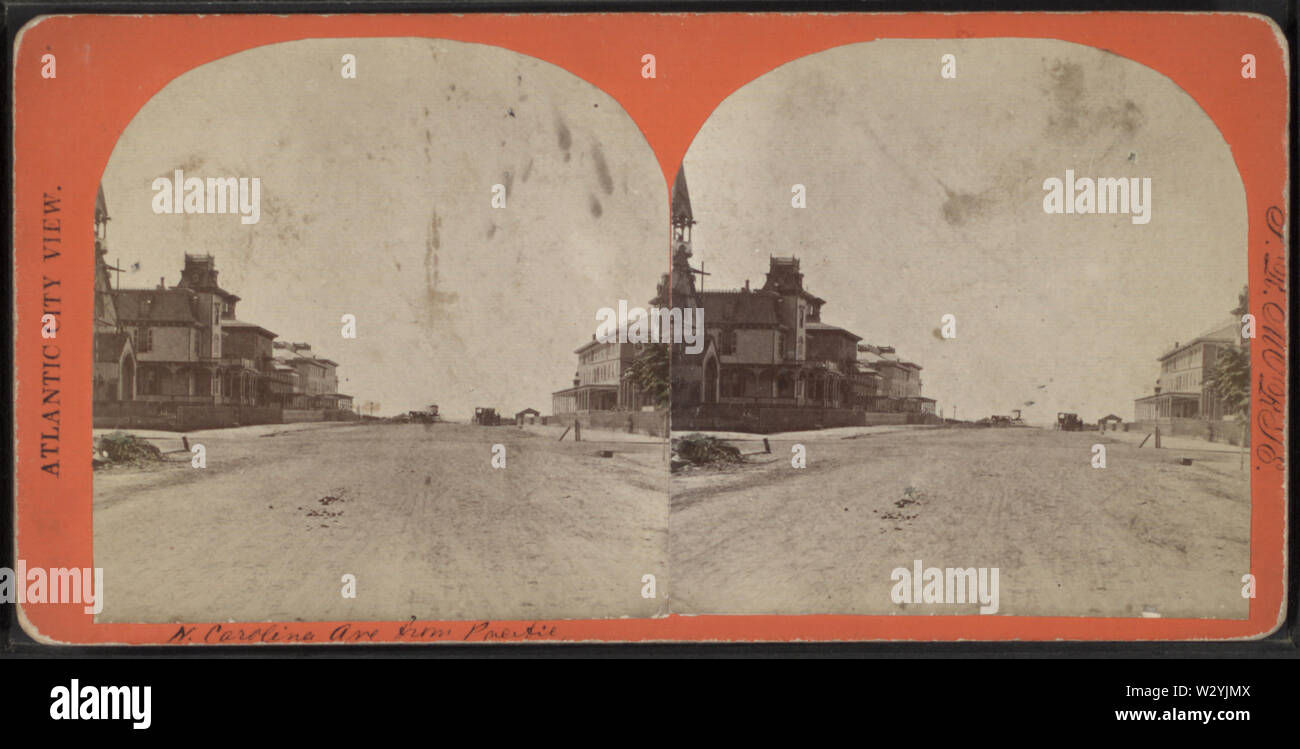 N Carolina Ave da Pacific, da S R Morse Foto Stock