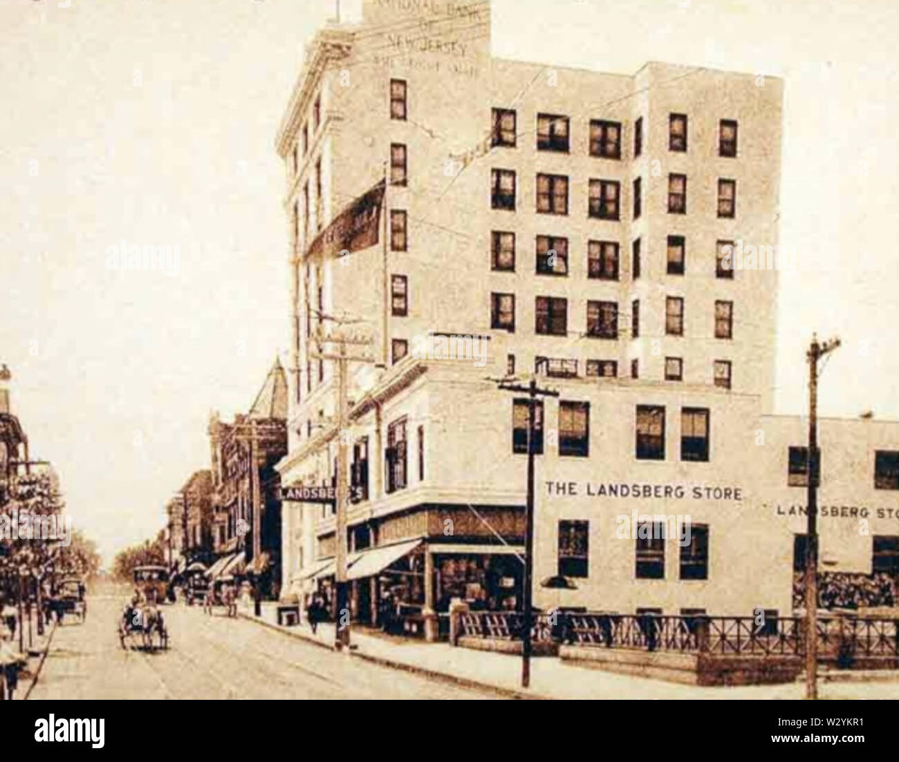 Banca Nazionale del New Jersey, 390 George Street, New Brunswick, 1908 Foto Stock