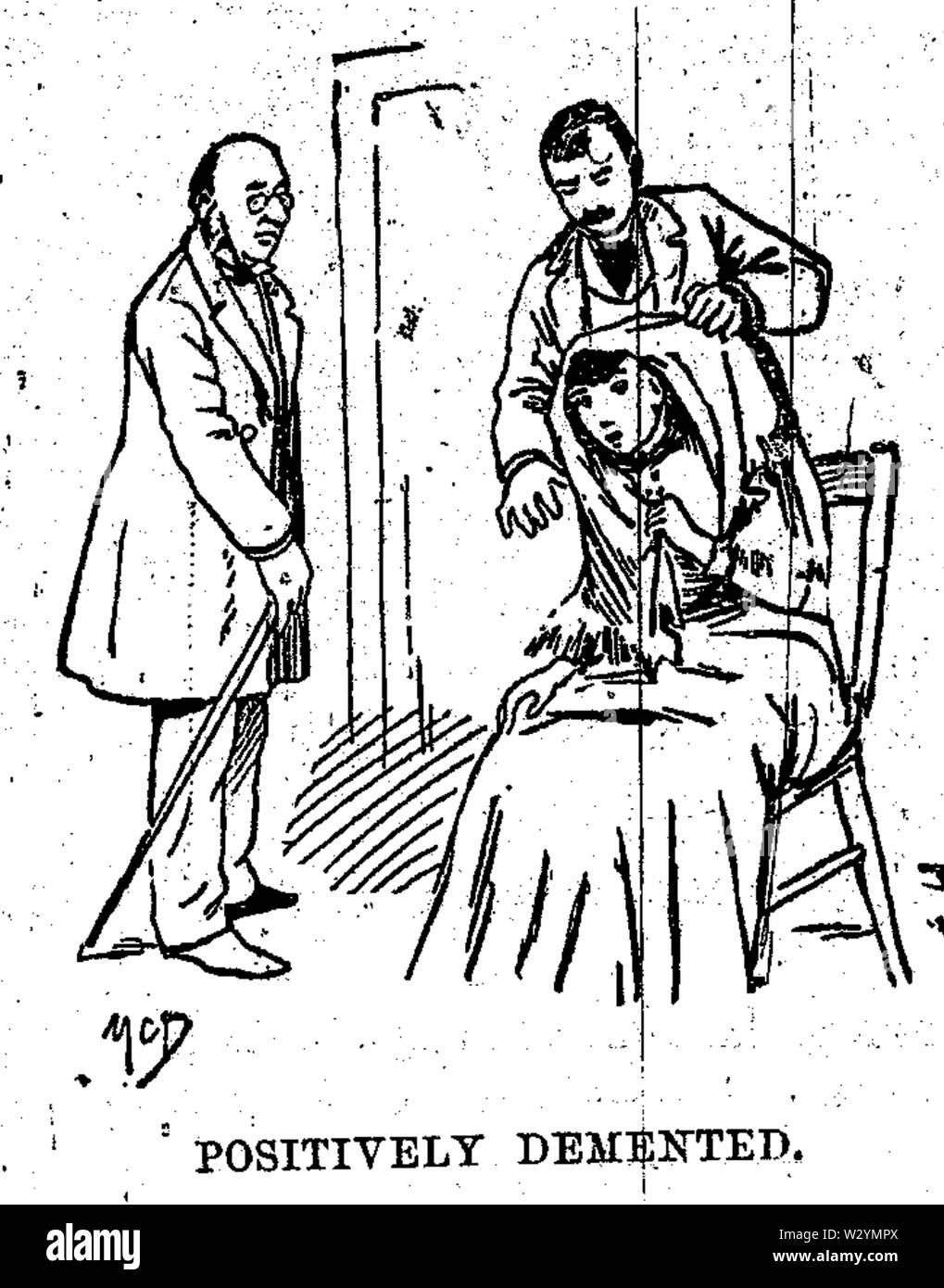 Nellie Bly-Mad-House-08 Foto Stock