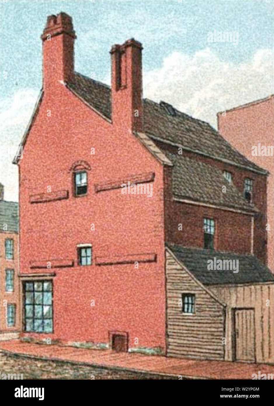 NewmanHouse Boston byEdwinWhitefield 1889 Foto Stock