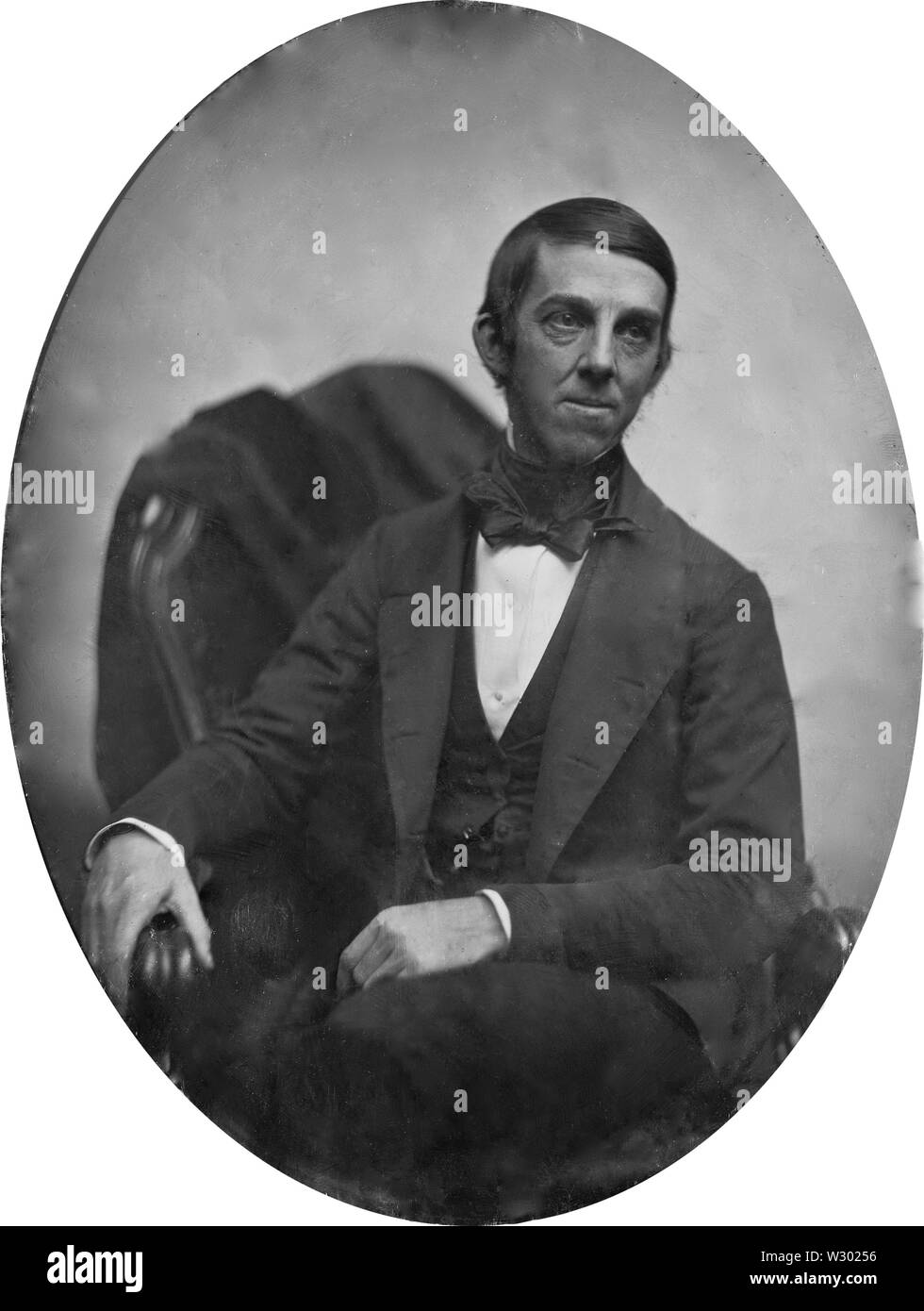 Oliver Wendell Holmes Sr daguerreotype Foto Stock