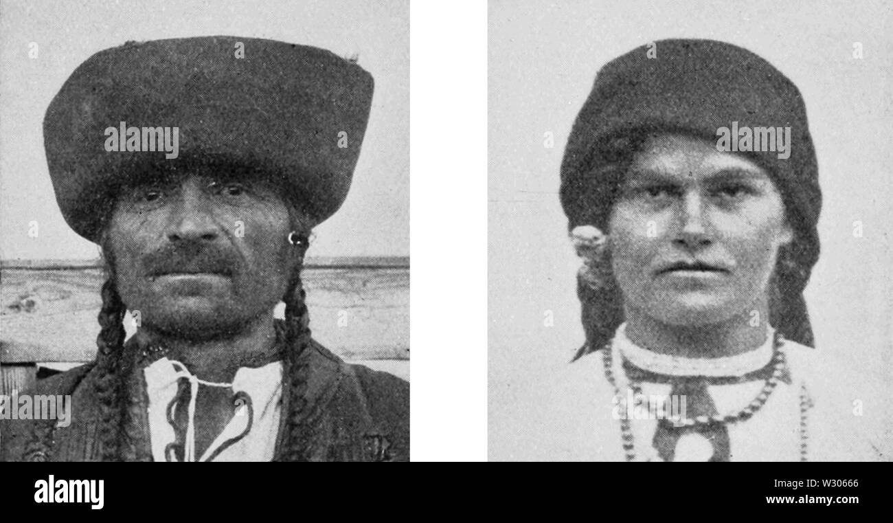 PSM V54 D643 i popoli degli stati balcanici popolo romeno Foto Stock