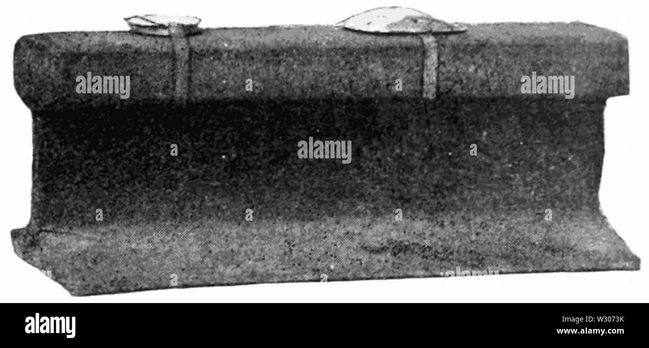 PSM V56 D0461 Railroad siluri fissato alla rotaia Foto Stock