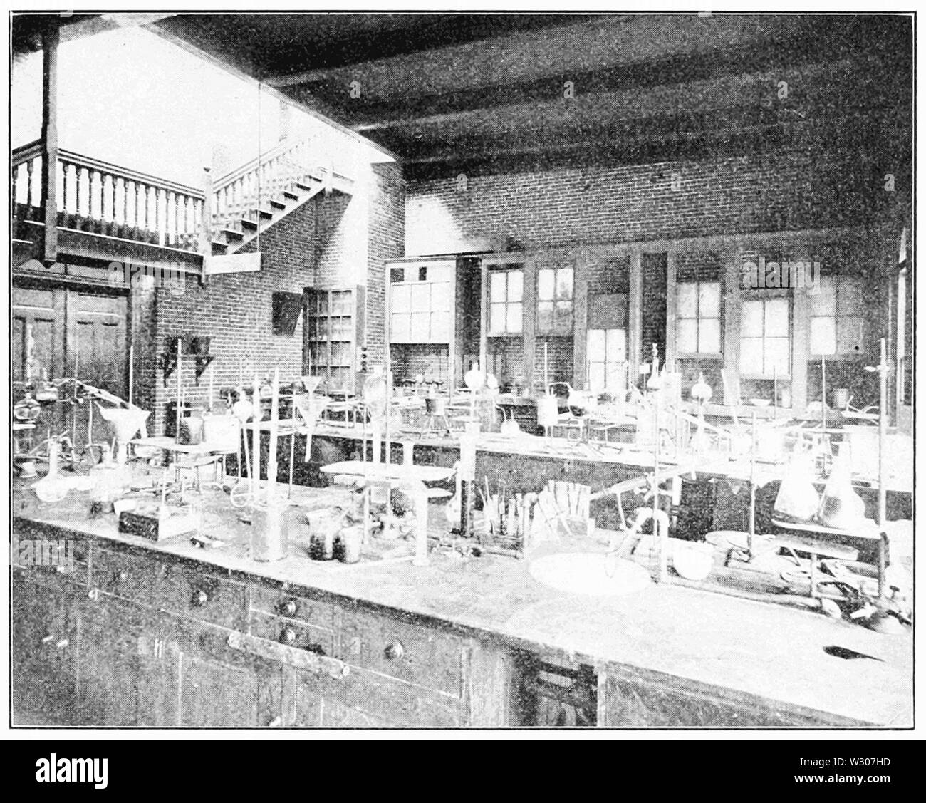 PSM V57 D273 uno dei laboratori di chimica Foto Stock