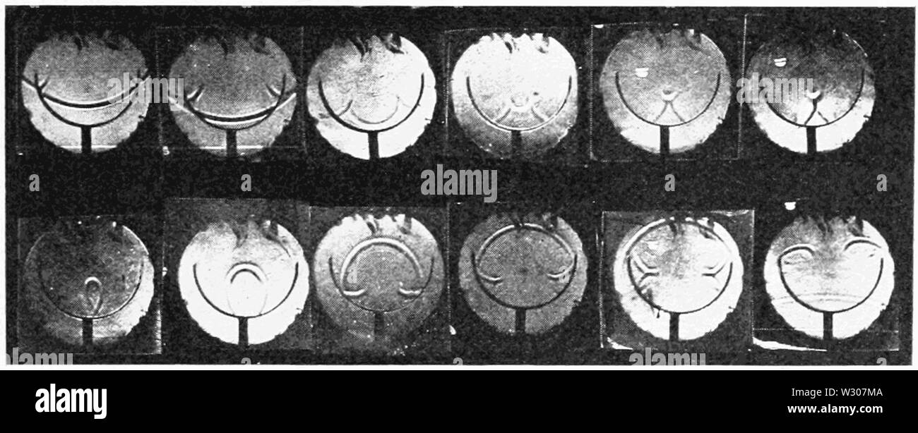 PSM V57 D371 un'onda a partire da al di fuori del campo della lente Foto Stock