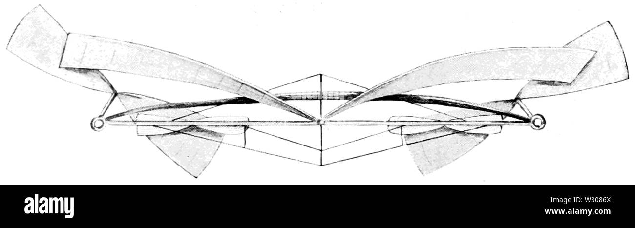 PSM V58 D630 Langley modello per studiare i principi del volo Foto Stock
