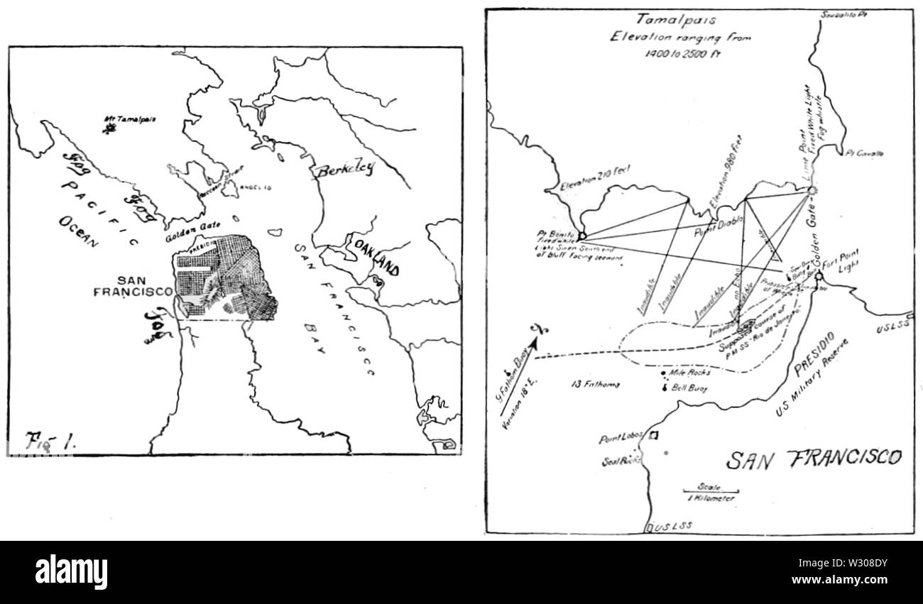 PSM V59 D546 condizioni al momento del naufragio della città di Rio de Janeiro Foto Stock