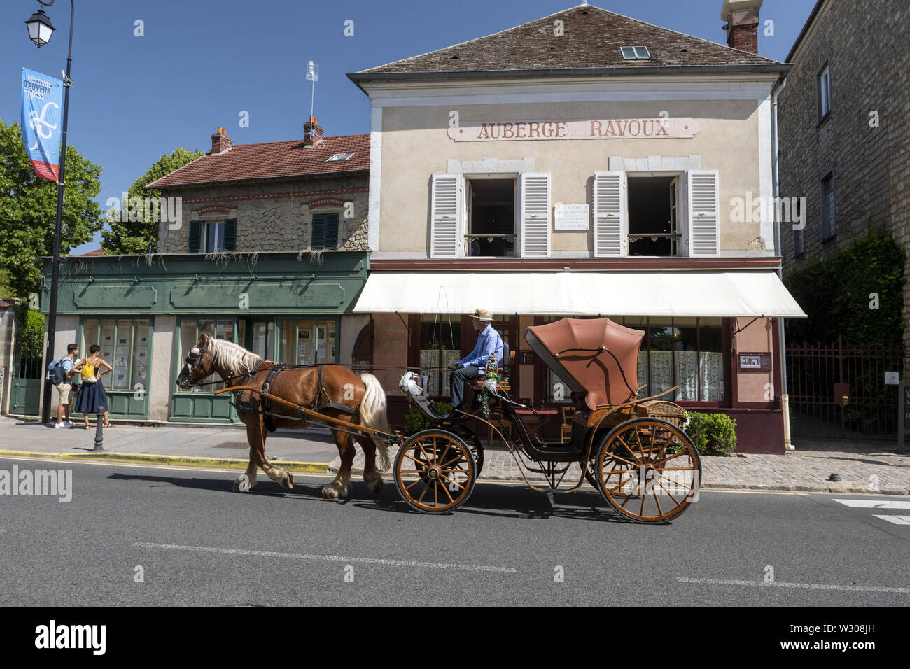 Francia, Auvers-sur-Oise, 2019/06. Associato con molti artisti famosi, il più prominente è Vincent van Gogh. Foto Stock