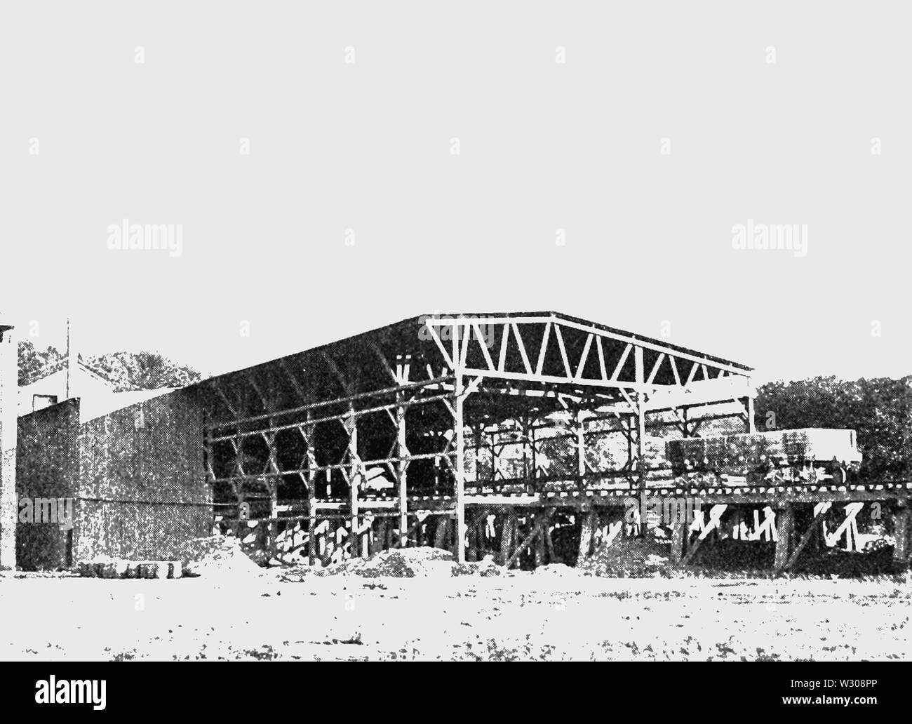 PSM V60 D162 Casa di pietra dove i materiali sono ordinati Foto Stock