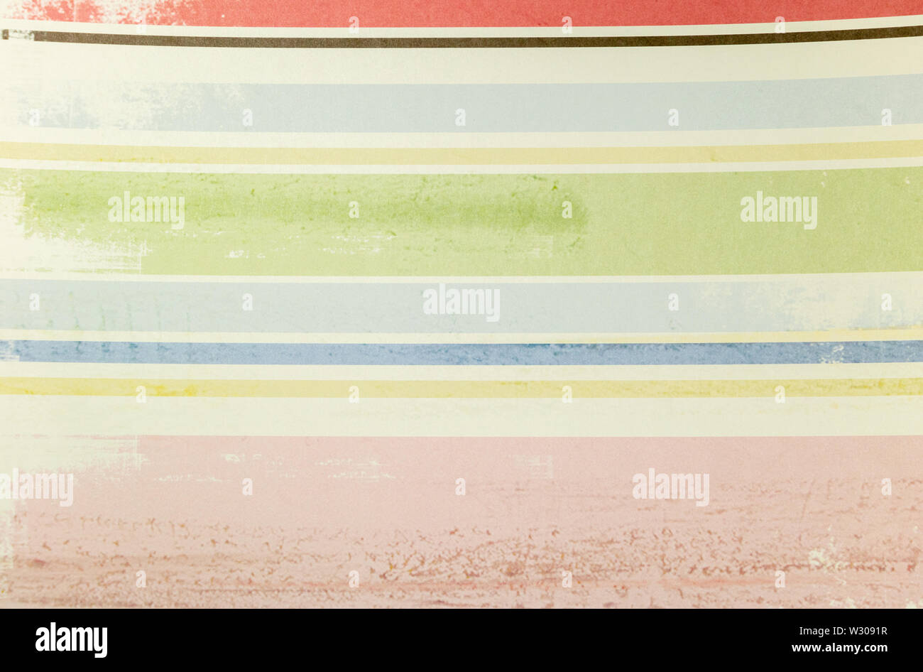 Risorse grafiche, multicolore grunge stile prevalentemente verde pistacchio e striato rosso, Foto Stock