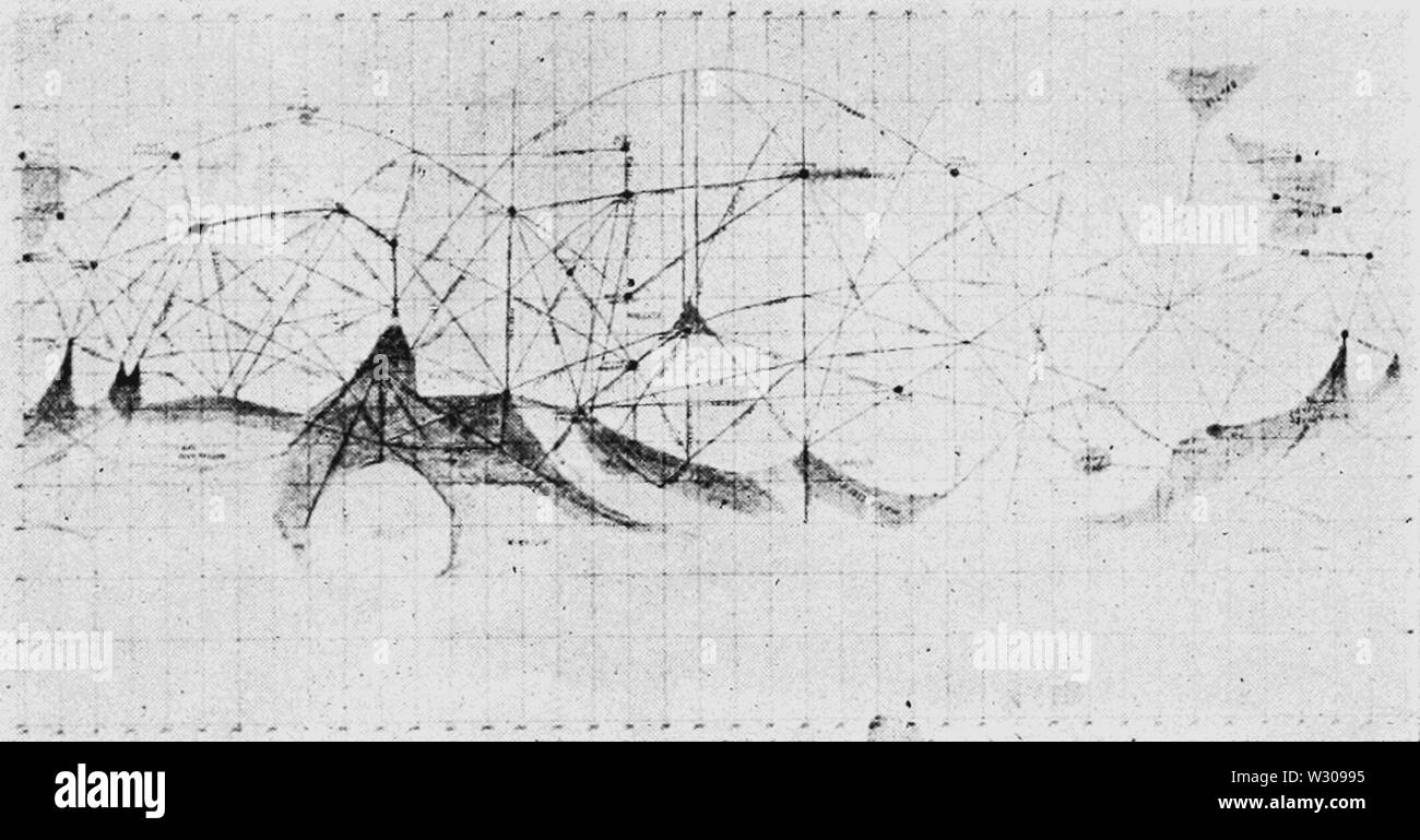 PSM V61 D400 Mappa 11 lowell 1899 Foto Stock
