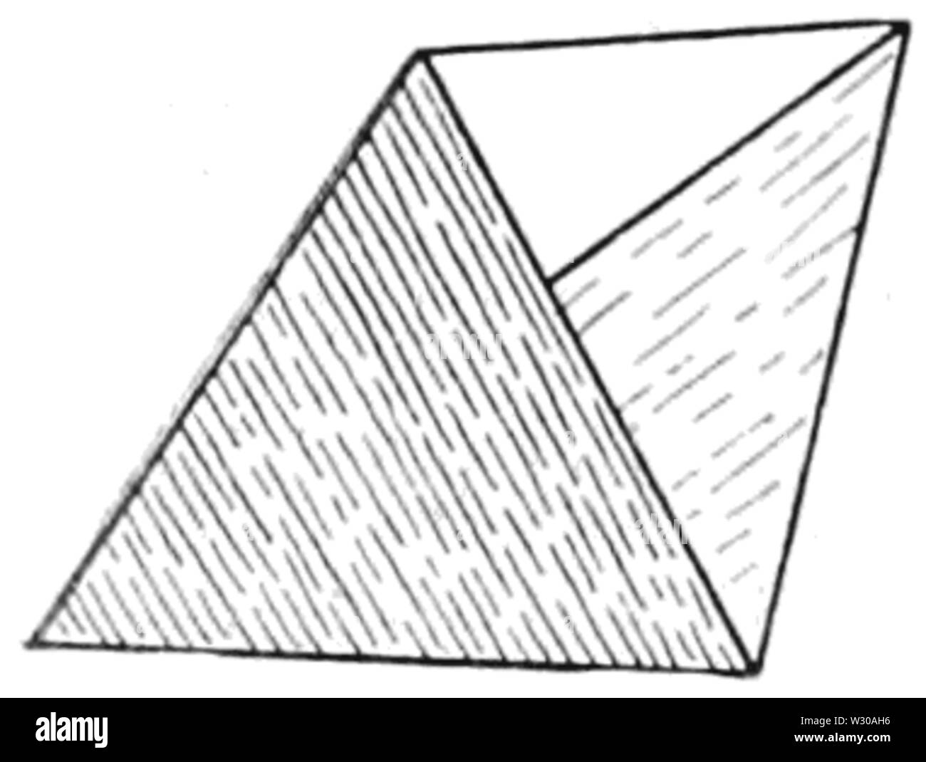 PSM V64 D136 tetraedrici regolari cella alato Foto Stock