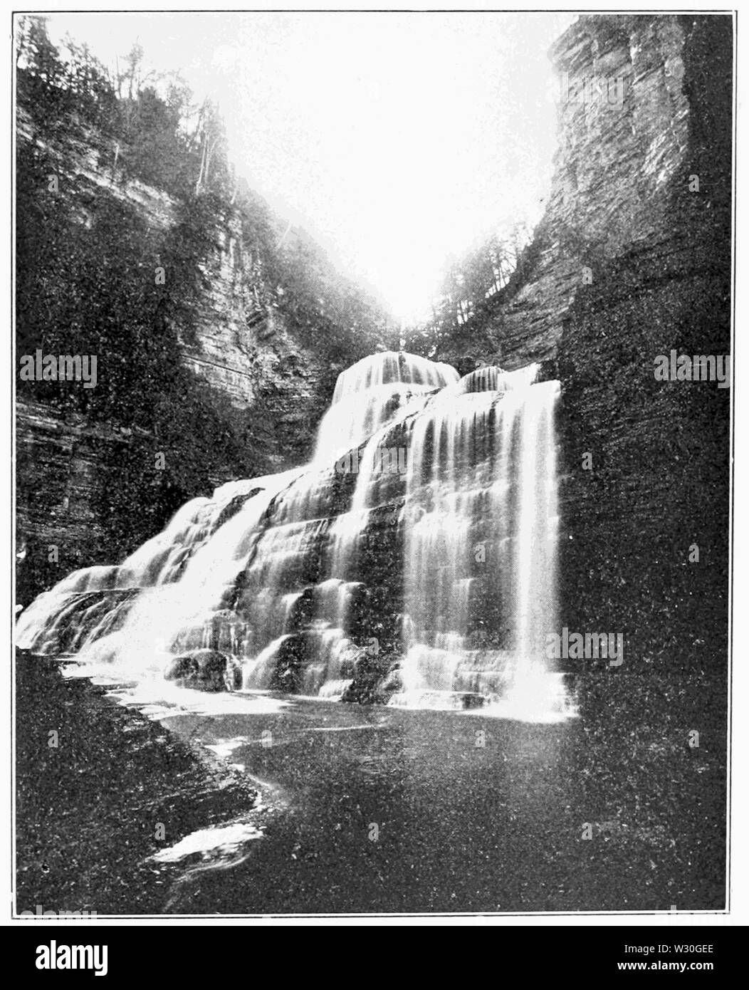 PSM V68 D399 fase cadono a enfield creek a sud-ovest di Ithaca Foto Stock