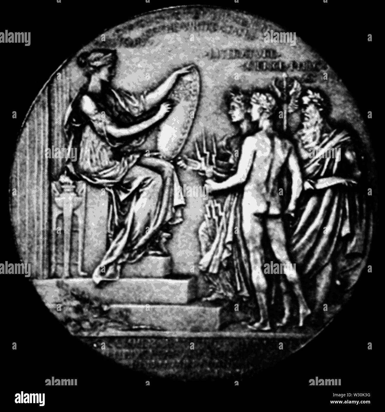 PSM V71 D098 la medaglia franklin (AP) Foto Stock