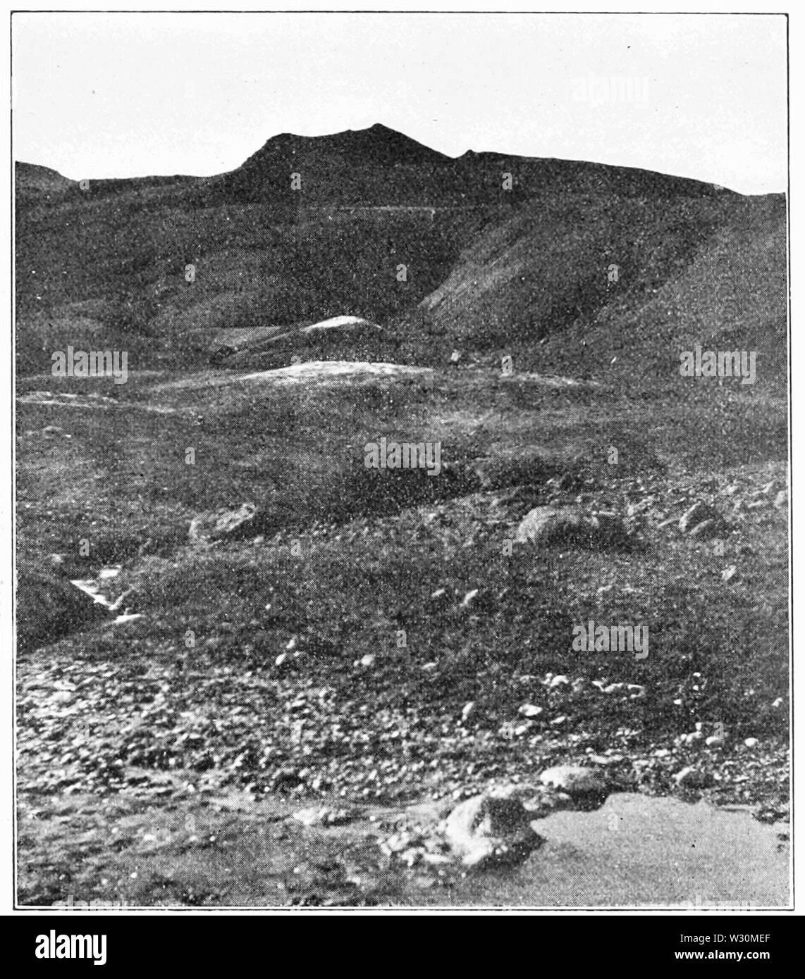 PSM V72 D092 Il laugafiall montagne vicino geyser Foto Stock