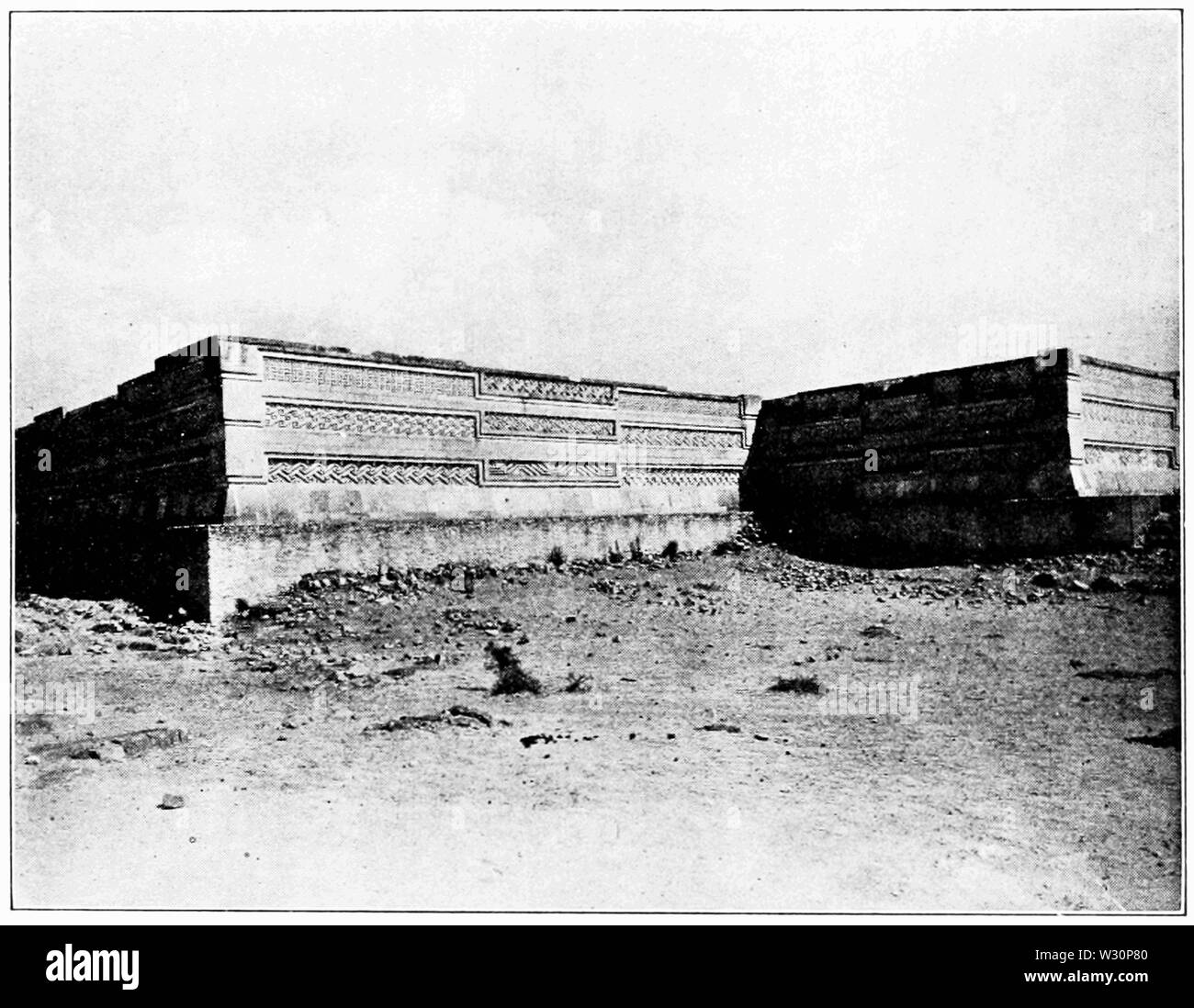 PSM V73 D399 precolombiani rovine di mitla Foto Stock