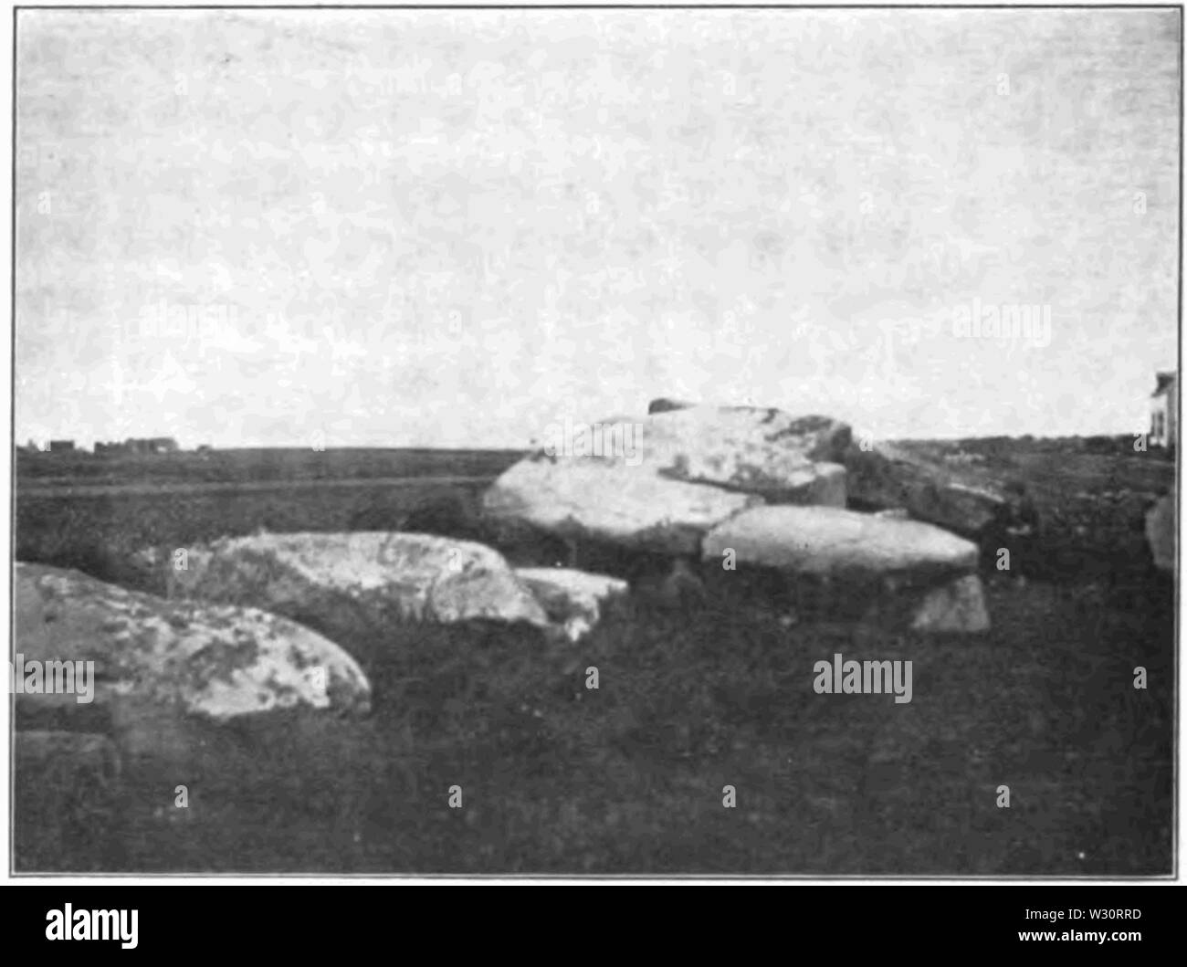 PSM V75 D136 Dolmen di mane retual locmariaquer Foto Stock