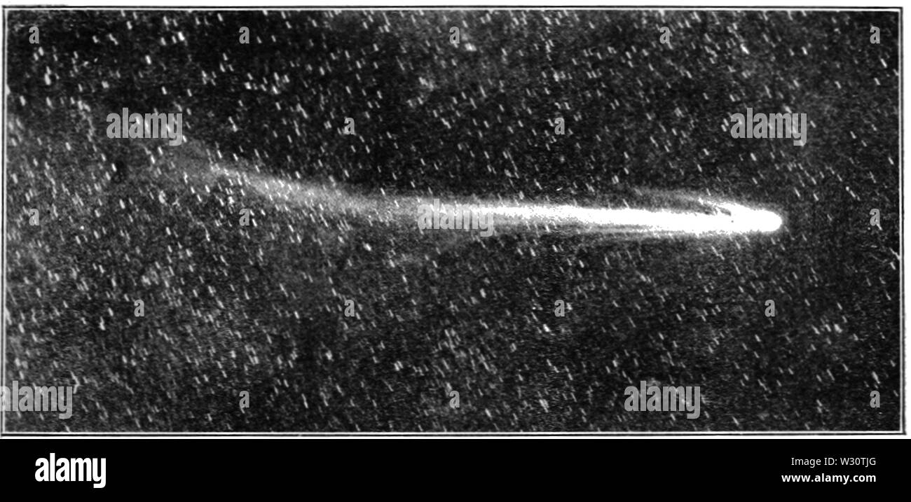 PSM V76 D025 Cometa morehouse fotografato presso l'osservatorio di leccare il Nov 15, 1908 Foto Stock