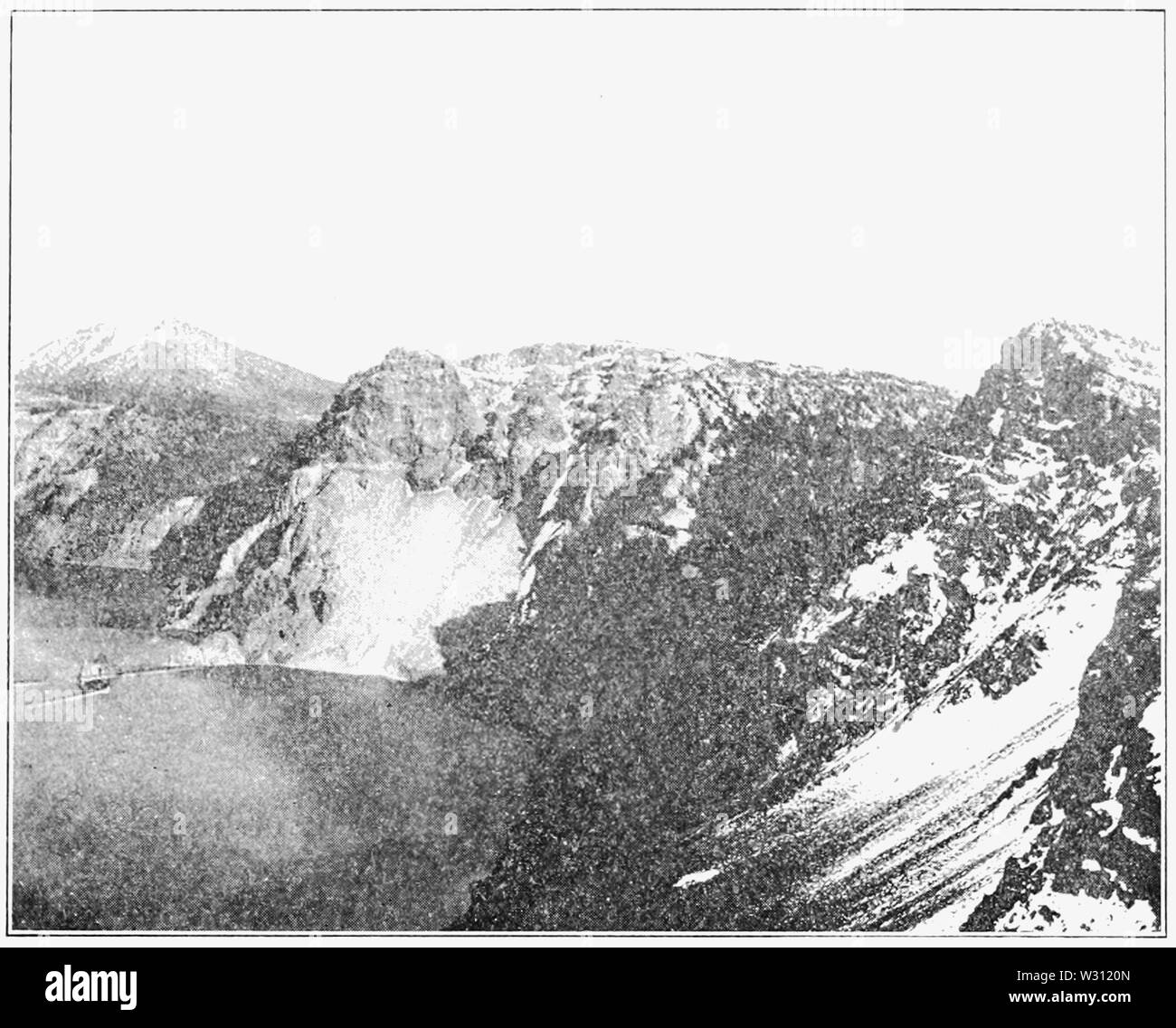 PSM V80 D547 sponda sud del cratere del lago Foto Stock