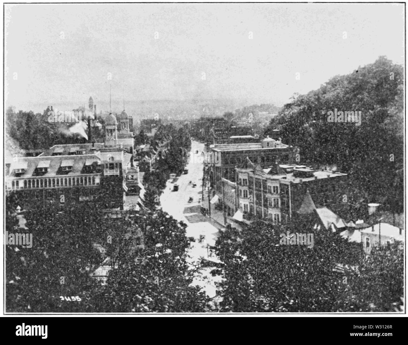 PSM V80 D548 vista generale di hot springs Foto Stock