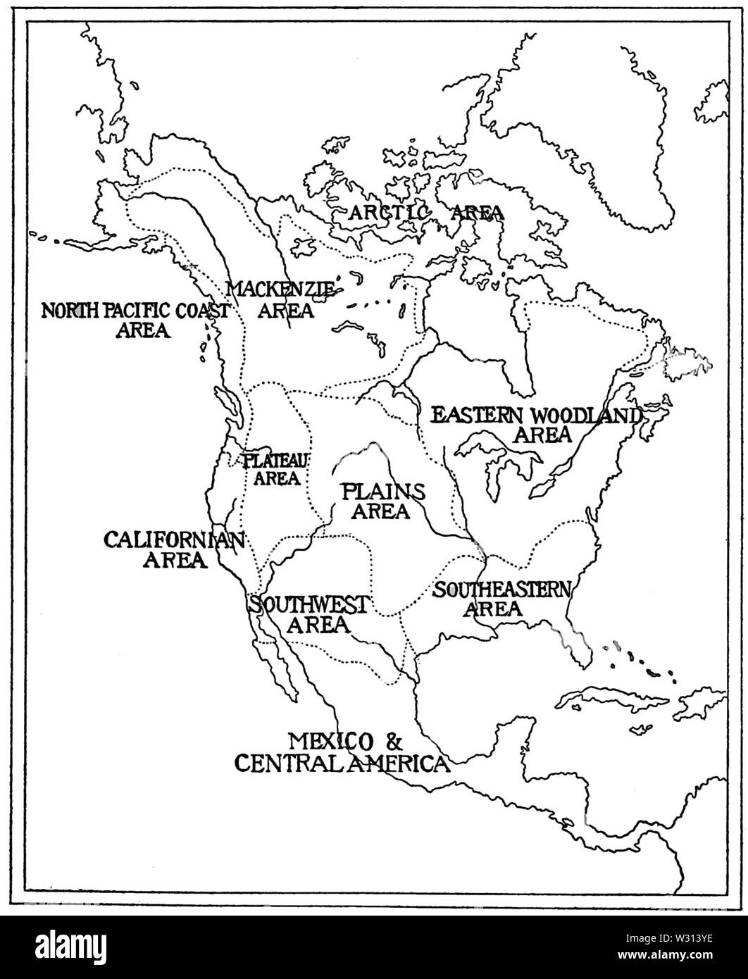PSM V82 D441 Cultura aree in America del nord Foto Stock