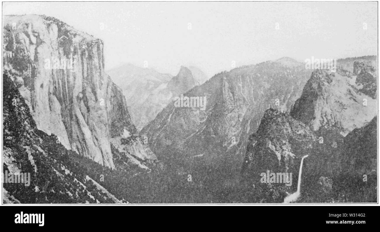PSM V85 D072 cercando da Yosemite Valley Foto Stock