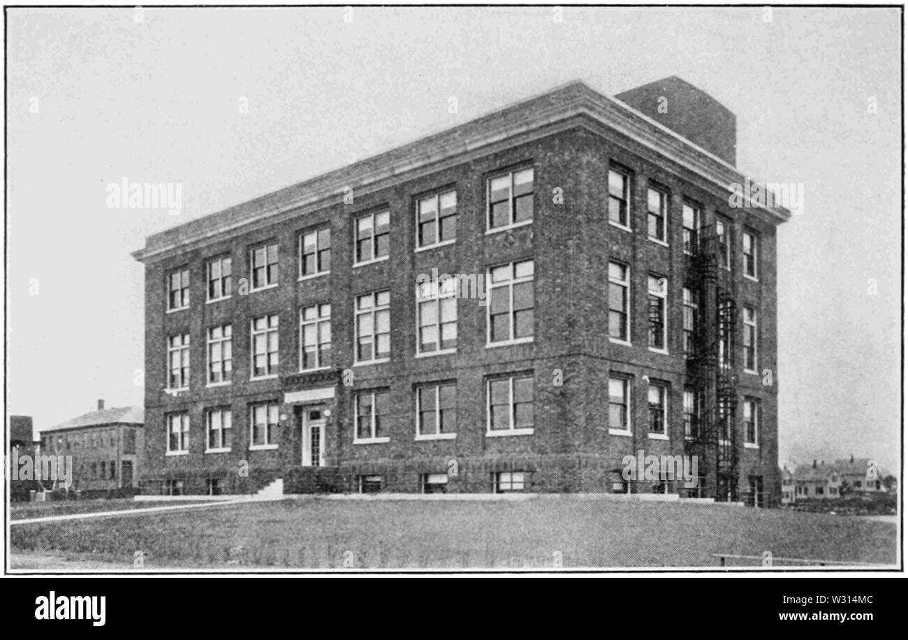 PSM V85 D208 Nuovo edificio del Marine Laboratory di Woods Hole Foto Stock