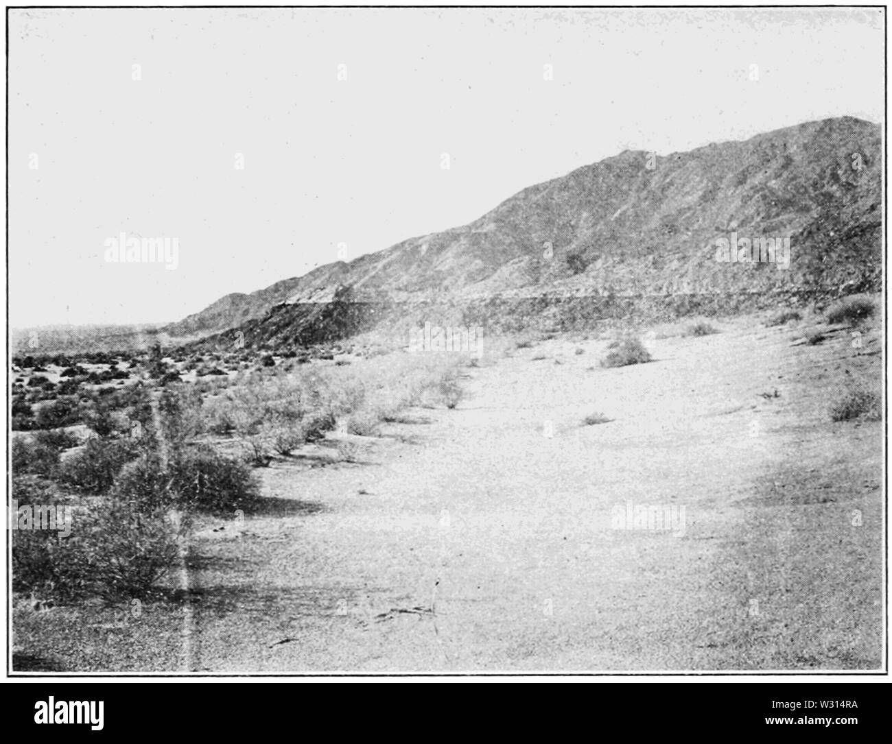PSM V85 D419 formazione nel deserto vicino a punto di travertino Foto Stock