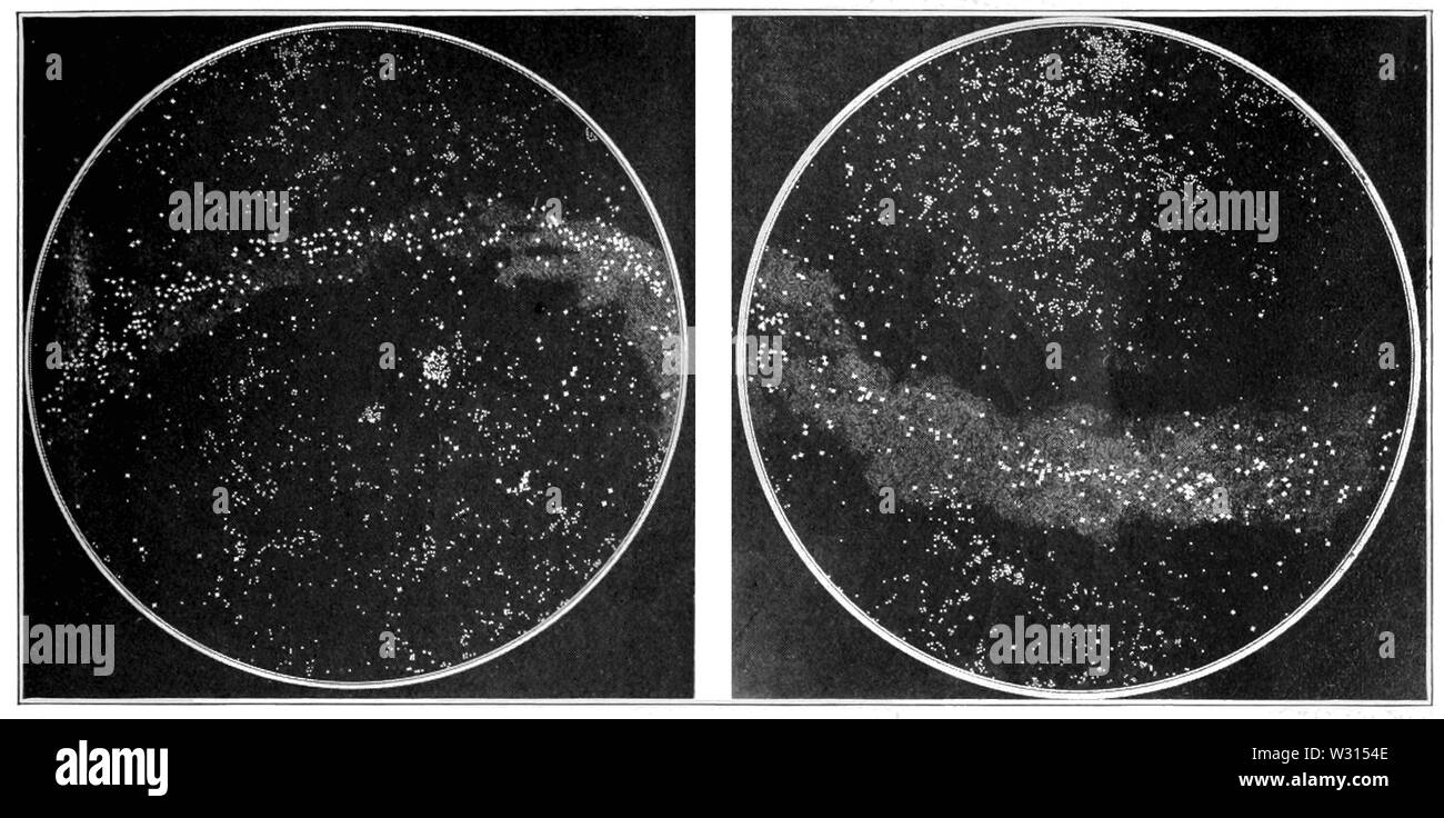 PSM V87 D229 distribuzioni emisferica delle nebulose e star clusters Foto Stock