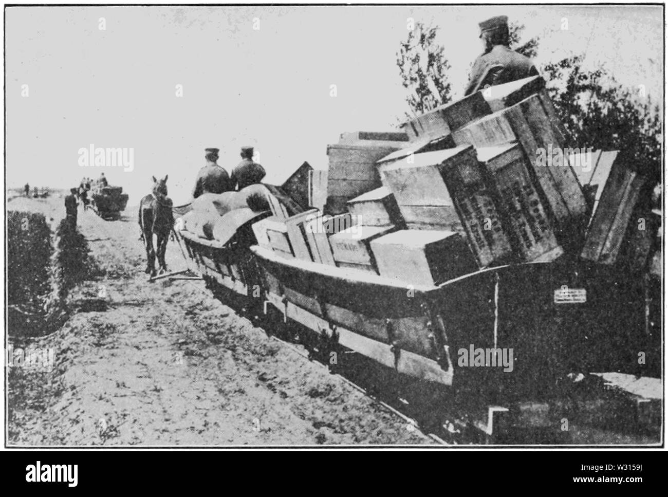 PSM V87 D314 Campo ferrovia utilizzata in anticipo tedesco della Russia durante la seconda guerra mondiale 1 Foto Stock