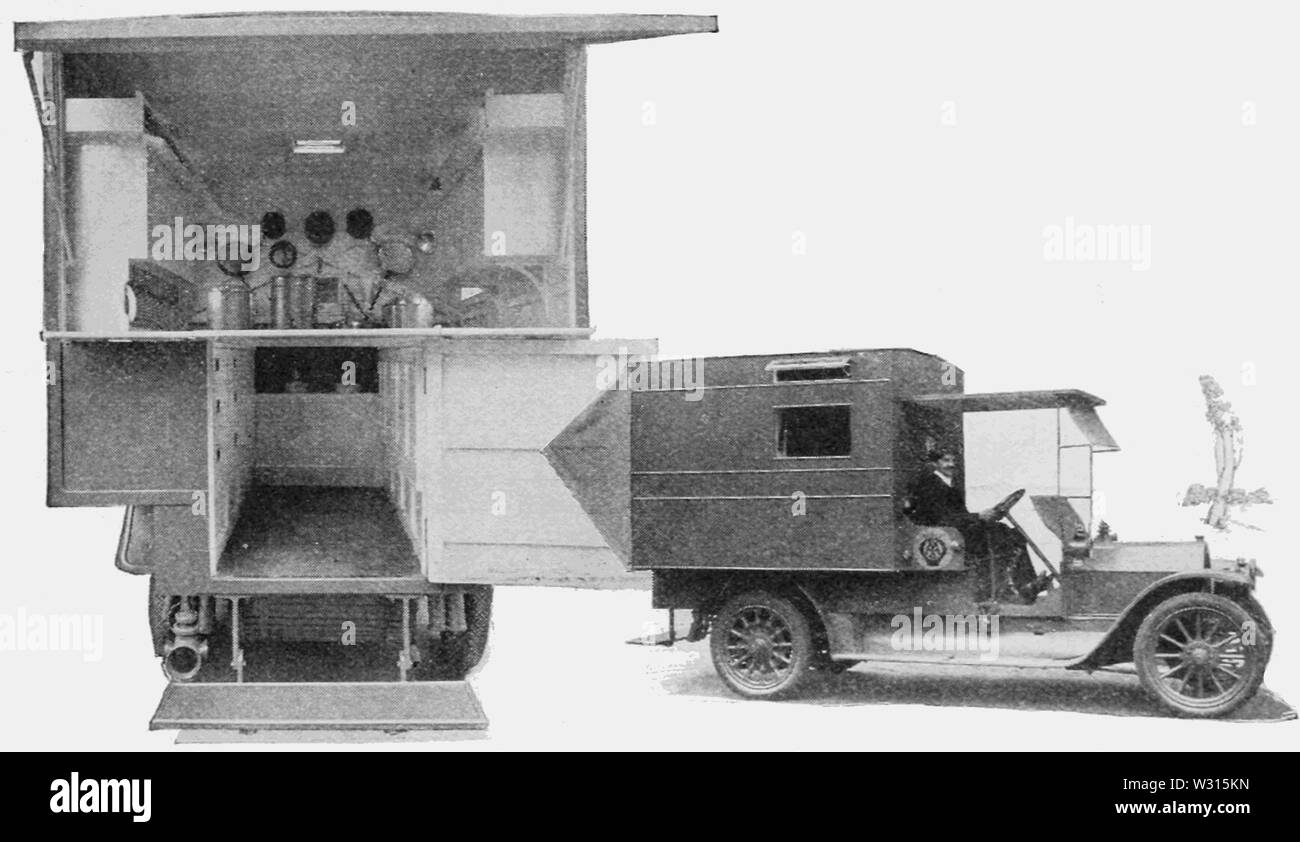PSM V88 D121 campo mobile cucina 1916 Foto Stock