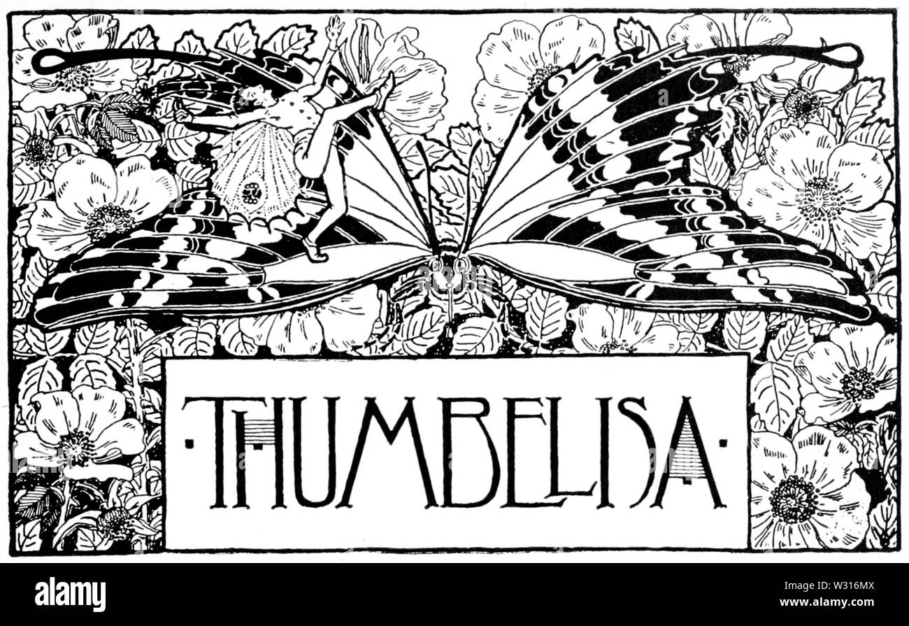 Pagina 053 della fiaba di Hans Christian Andersen (Walker) Foto Stock