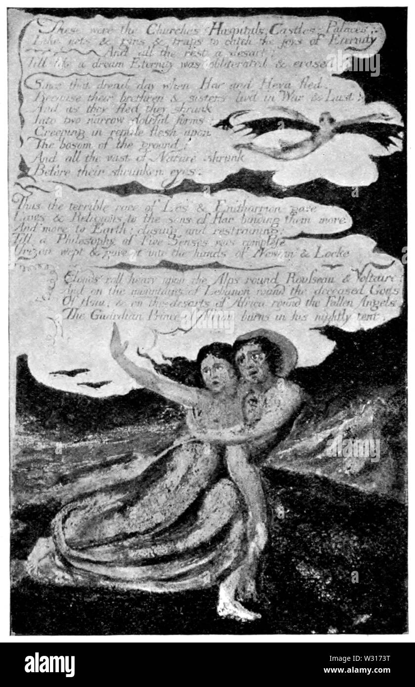 Pagina 115 illustrazione di William Blake (Chesterton) Foto Stock