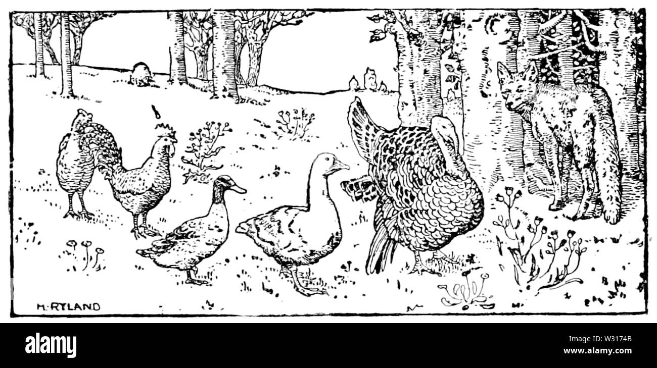 Pagina 118 illustrazione in inglese Fiabe Foto Stock