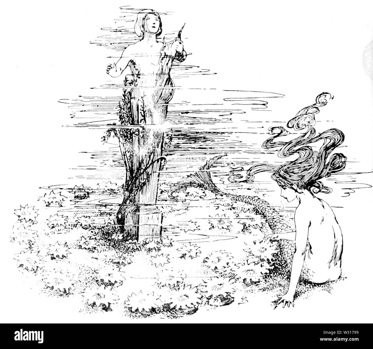 Pagina 126 illustrazione b nelle fiabe di Andersen (Stratton) Foto Stock