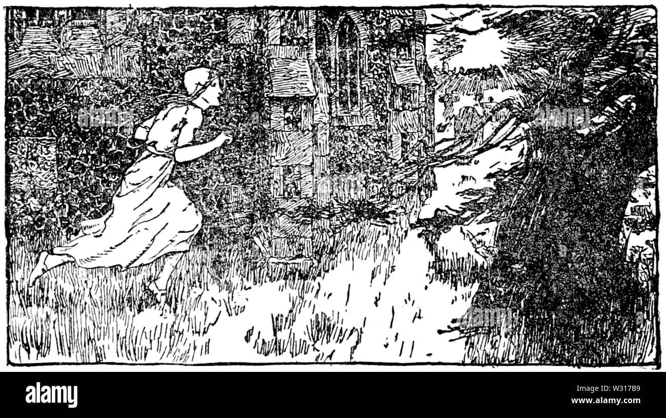 Pagina 122 illustrazione in inglese Fiabe Foto Stock